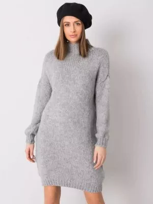 Pulover dama tricotat gri - pulovere