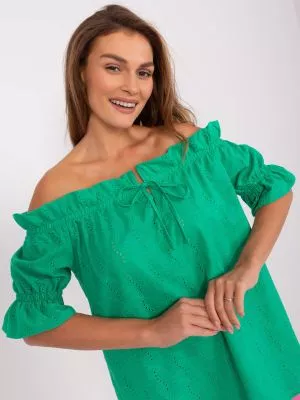 Bluza dama stil spaniol verde - bluze