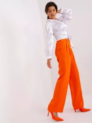 Pantaloni dama portocaliu - pantaloni