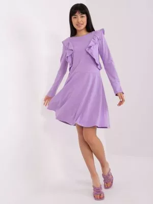 Rochie de zi bodycon violet - rochii de zi