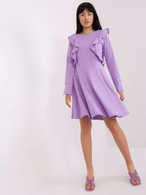 Rochie de zi bodycon violet - rochii de zi