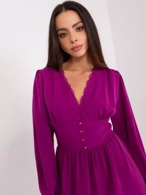 Rochie de cocktail violet Delilah - rochii de ocazie