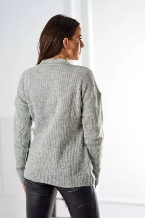 Pulover dama gri - pulovere