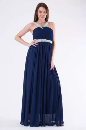 Rochie de seara lunga bleumarin Eleanor - rochii de seara