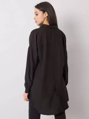 Camasa dama lunga negru - camasi